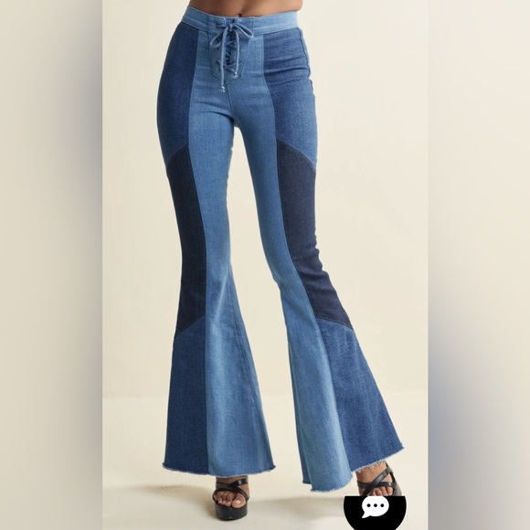NEW Vintage Style Flare Jeans - Picture 7 of 14